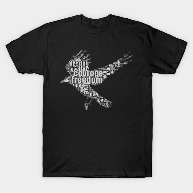 inspirational crow T-Shirt by gh30rgh3